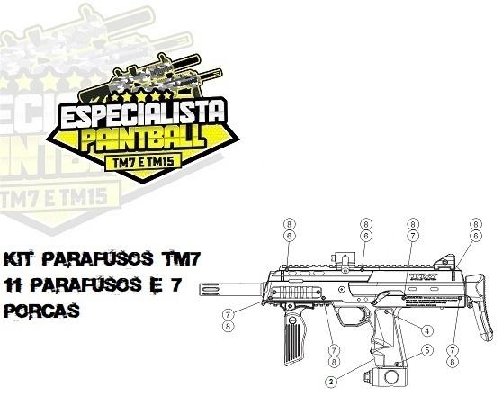 Kit parafuso externo TM7 24X